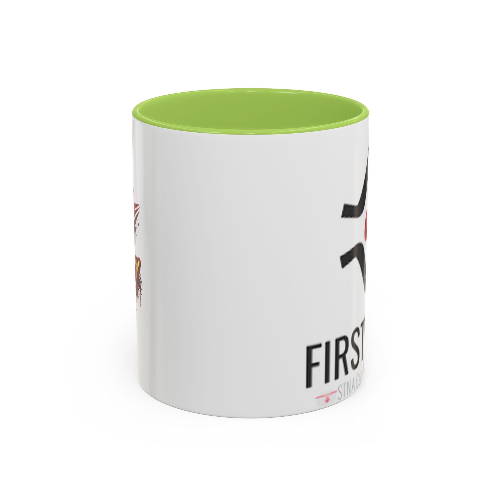 First Step Logo Accent Coffee Mug — Branded 11/15oz Ceramic Coffee Cup - Image 29