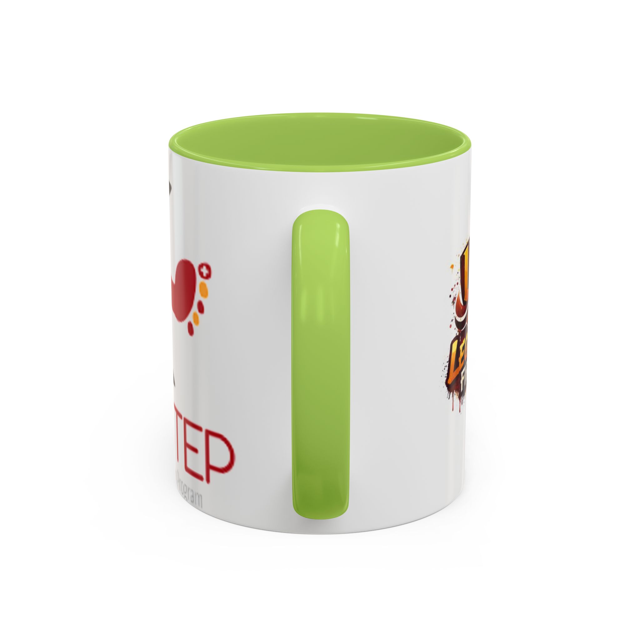 First Step Logo Accent Coffee Mug — Branded 11/15oz Ceramic Coffee Cup - Image 32