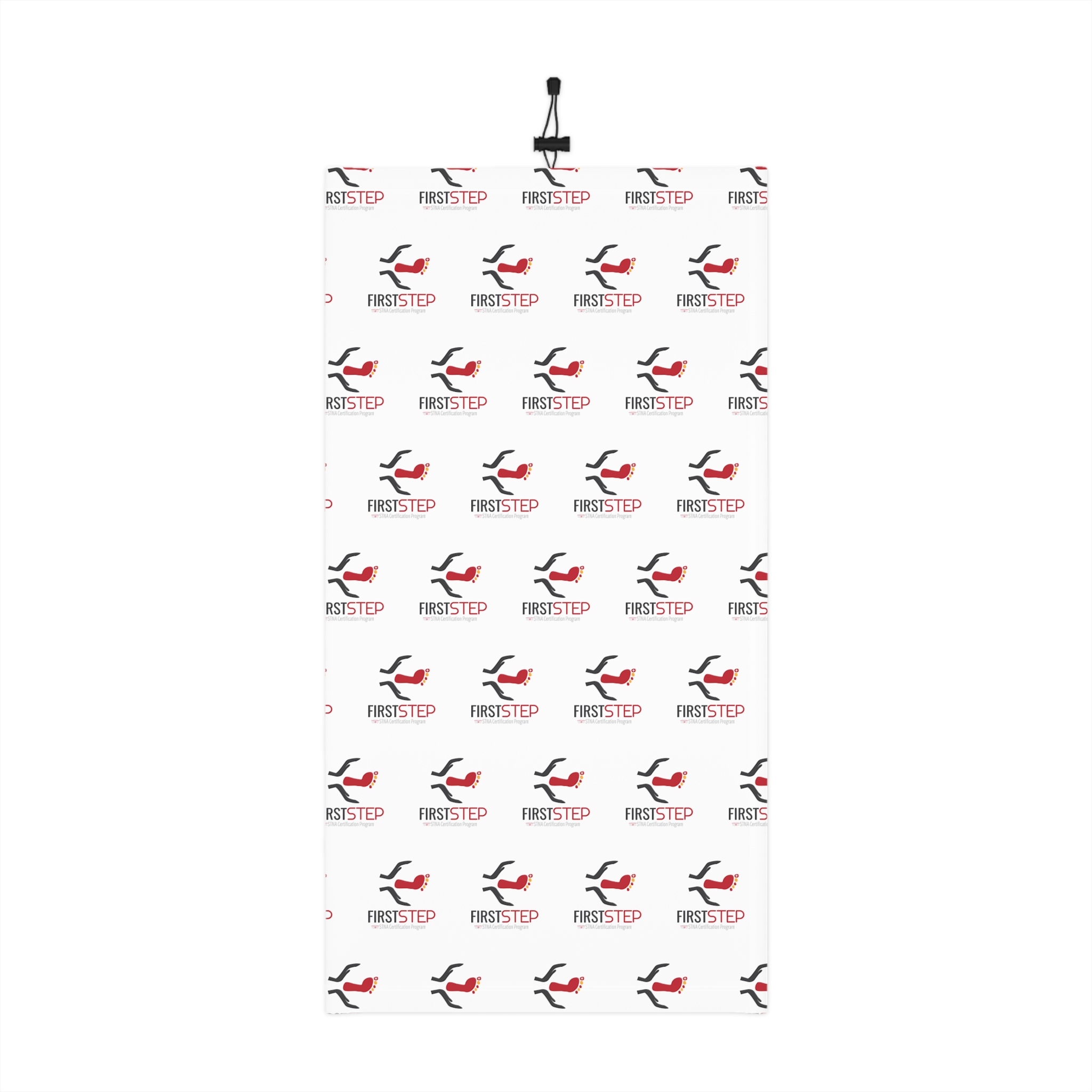 Winter Neck Gaiter — Branded FirstStep Logo Drawstring Face Warmer