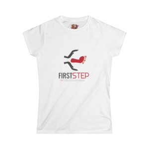 First Step Logo Women's Tee — Pediatric Therapy & Early Intervention Shirt