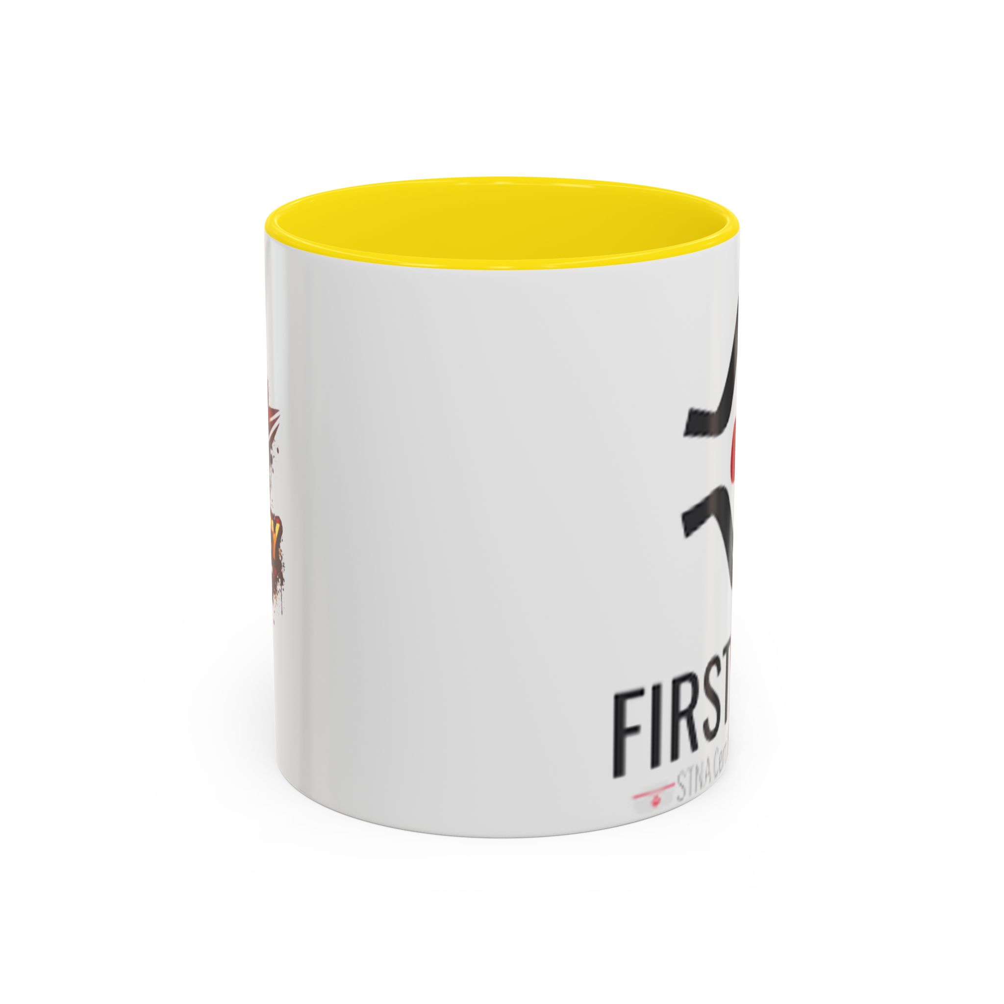First Step Logo Accent Coffee Mug — Branded 11/15oz Ceramic Coffee Cup - Image 25